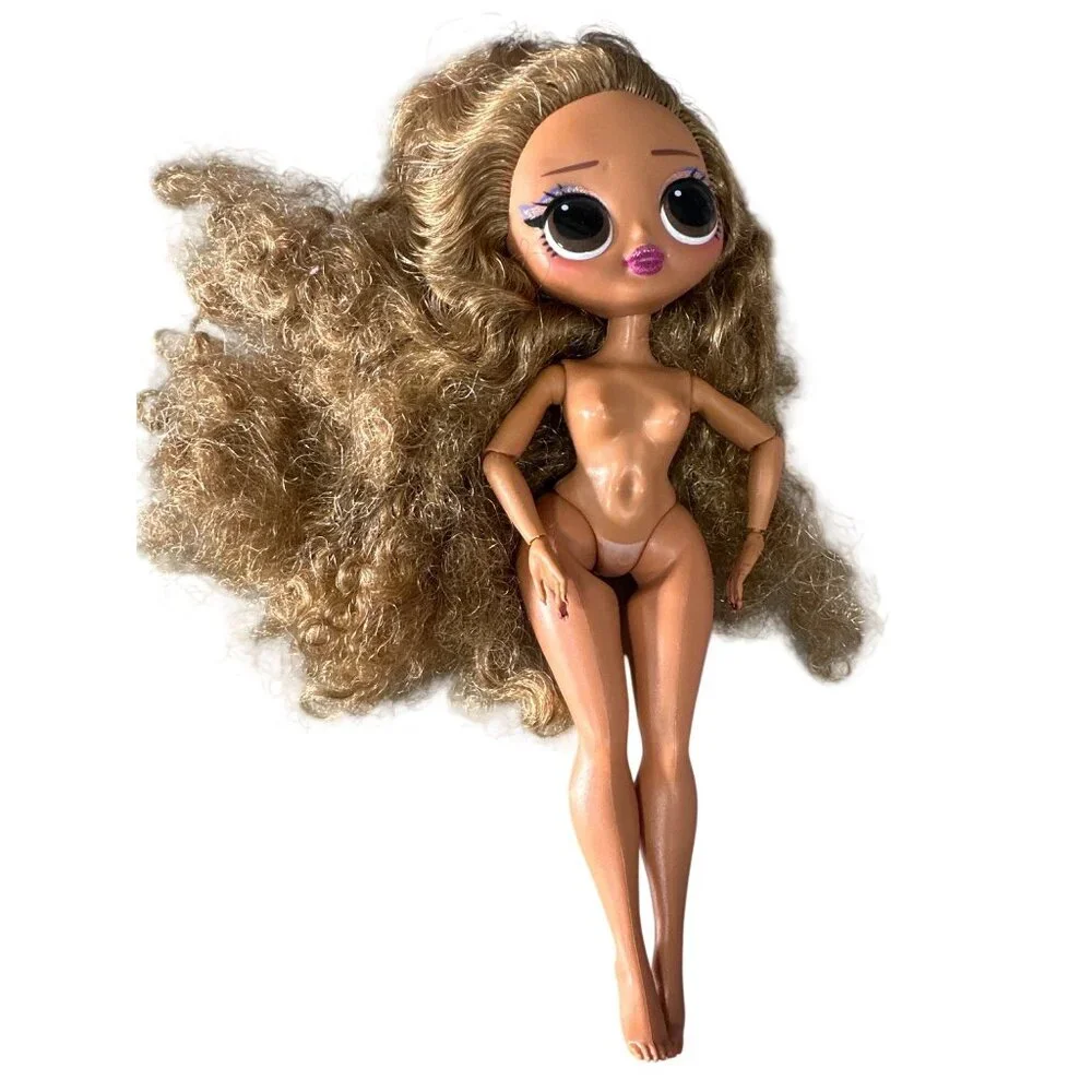 LOL Surprise OMG Da Boss Queen Doll Blonde Curly Hair Big Eyes Toy Collectible